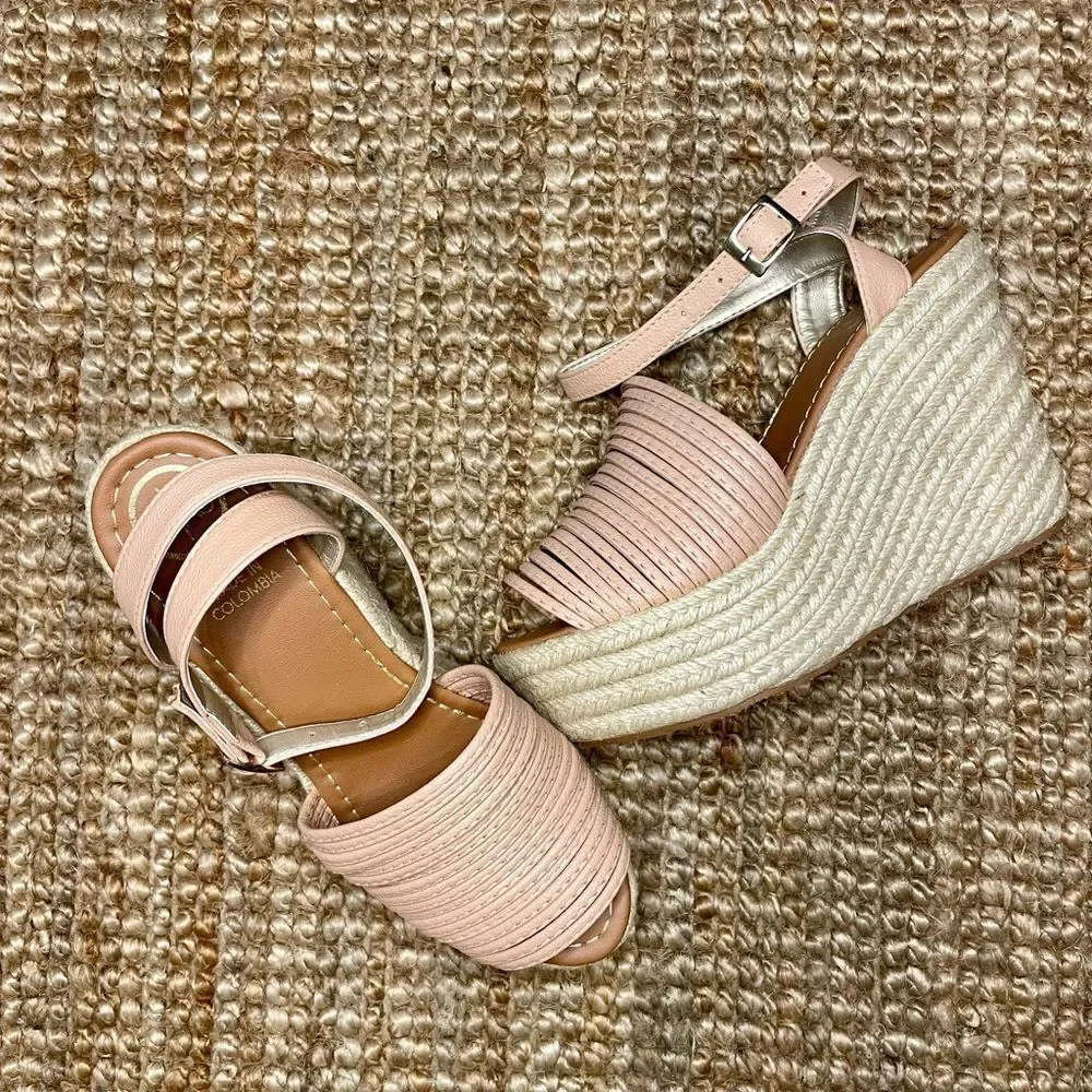 Blush Pink Wedges